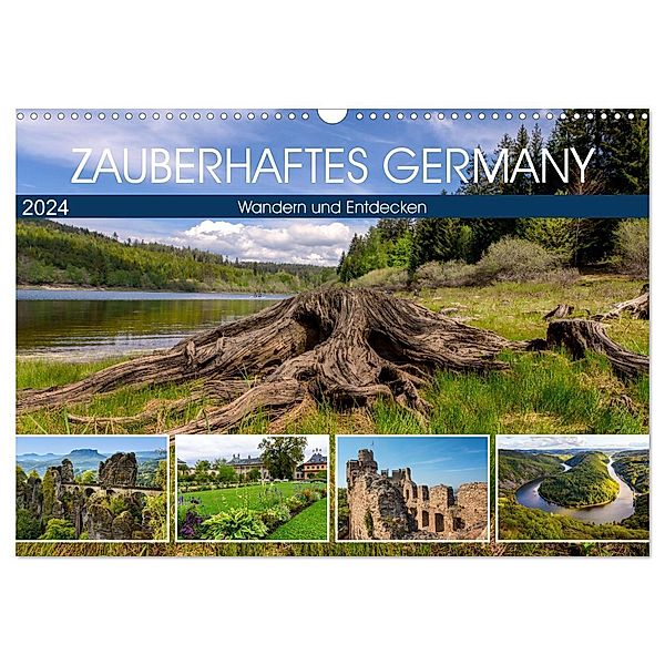 Zauberhaftes Germany (Wandkalender 2024 DIN A3 quer), CALVENDO Monatskalender, Astrid Ziemer