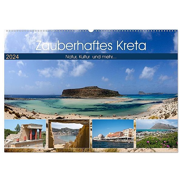 Zauberhaftes Kreta (Wandkalender 2024 DIN A2 quer), CALVENDO Monatskalender, Frauke Scholz