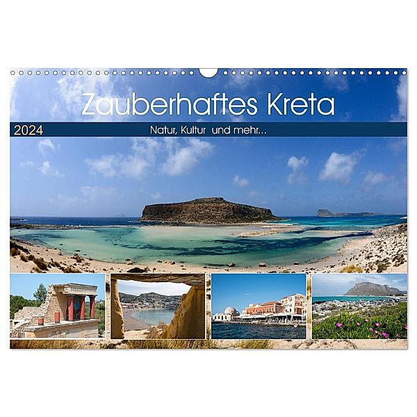 Zauberhaftes Kreta (Wandkalender 2024 DIN A3 quer), CALVENDO Monatskalender, Frauke Scholz