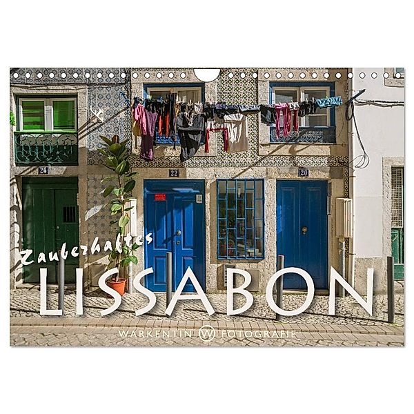 Zauberhaftes Lissabon (Wandkalender 2024 DIN A4 quer), CALVENDO Monatskalender, Karl H. Warkentin