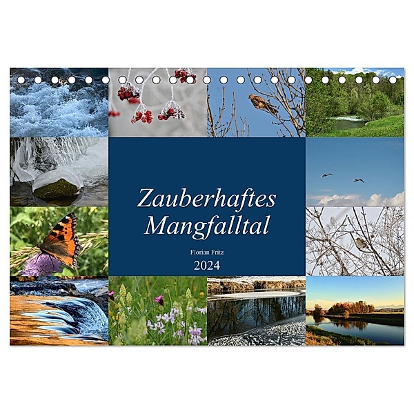 Zauberhaftes Mangfalltal (Tischkalender 2024 DIN A5 quer), CALVENDO Monatskalender, Florian Fritz