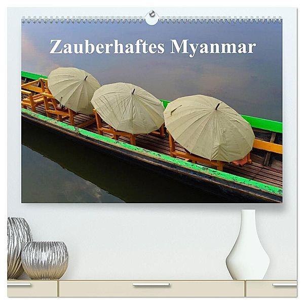 Zauberhaftes Myanmar (hochwertiger Premium Wandkalender 2024 DIN A2 quer), Kunstdruck in Hochglanz, Luana Freitag