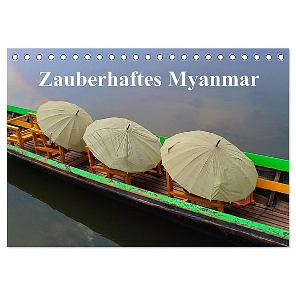 Zauberhaftes Myanmar (Tischkalender 2024 DIN A5 quer), CALVENDO Monatskalender, Luana Freitag