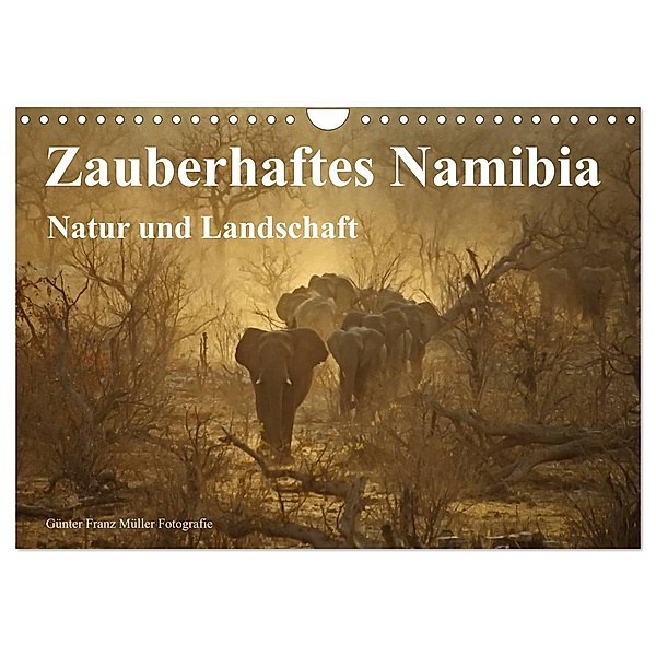 Zauberhaftes Namibia - Natur und Landschaft (Wandkalender 2024 DIN A4 quer), CALVENDO Monatskalender, Günter Franz Müller Fotografie