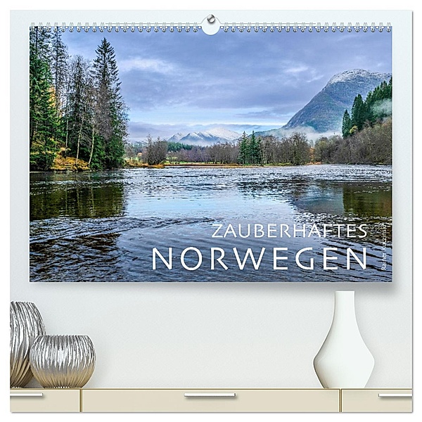 ZAUBERHAFTES NORWEGEN (hochwertiger Premium Wandkalender 2025 DIN A2 quer), Kunstdruck in Hochglanz, Calvendo, Rainer Kuczinski