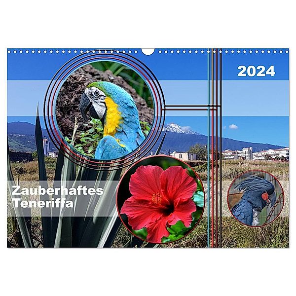 Zauberhaftes Teneriffa (Wandkalender 2024 DIN A3 quer), CALVENDO Monatskalender, Claudia Kleemann