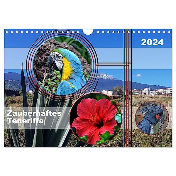 Zauberhaftes Teneriffa (Wandkalender 2024 DIN A4 quer), CALVENDO Monatskalender, Claudia Kleemann