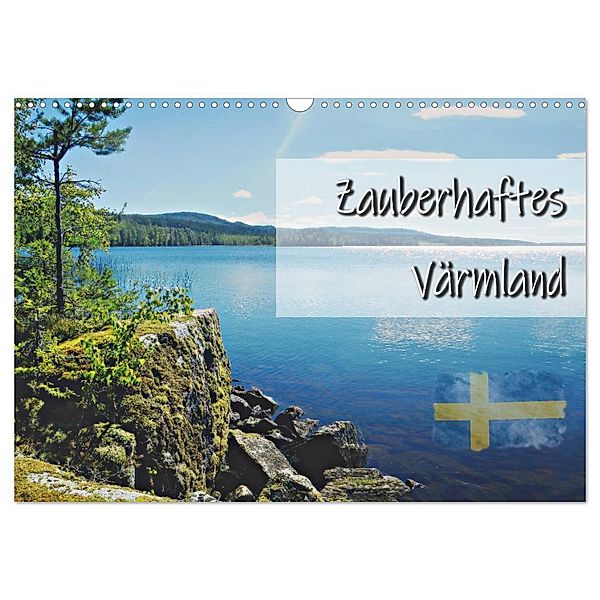 Zauberhaftes Värmland (Wandkalender 2024 DIN A3 quer), CALVENDO Monatskalender, Birte Zabel