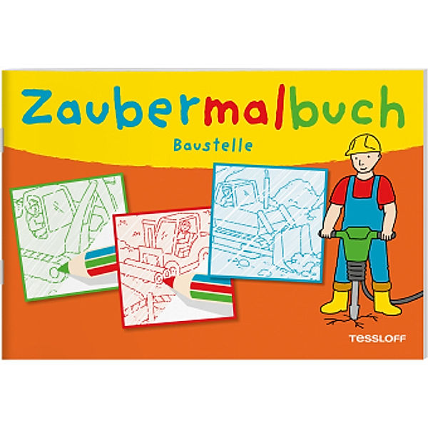 Zaubermalbuch Baustelle