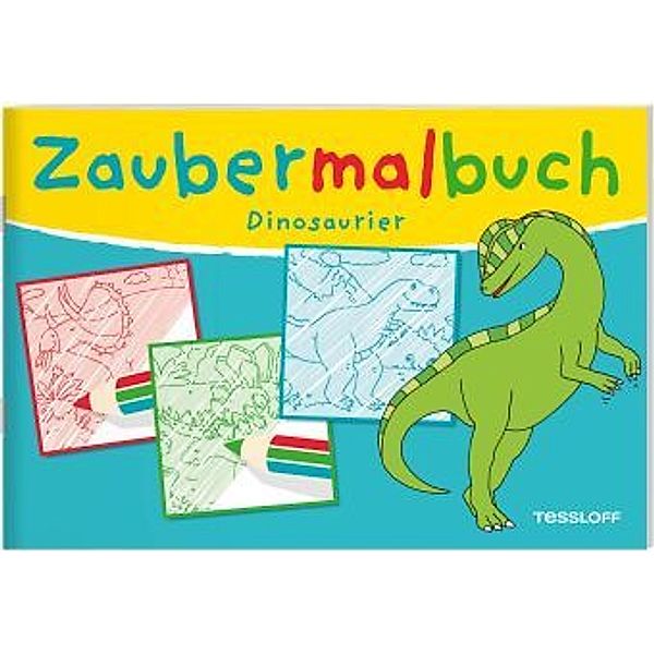 Zaubermalbuch. Dinosaurier