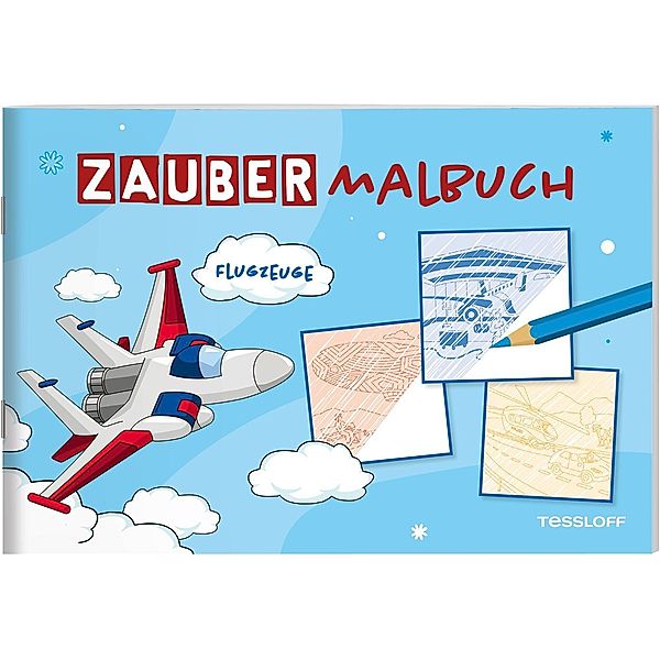 Zaubermalbuch. Flugzeuge