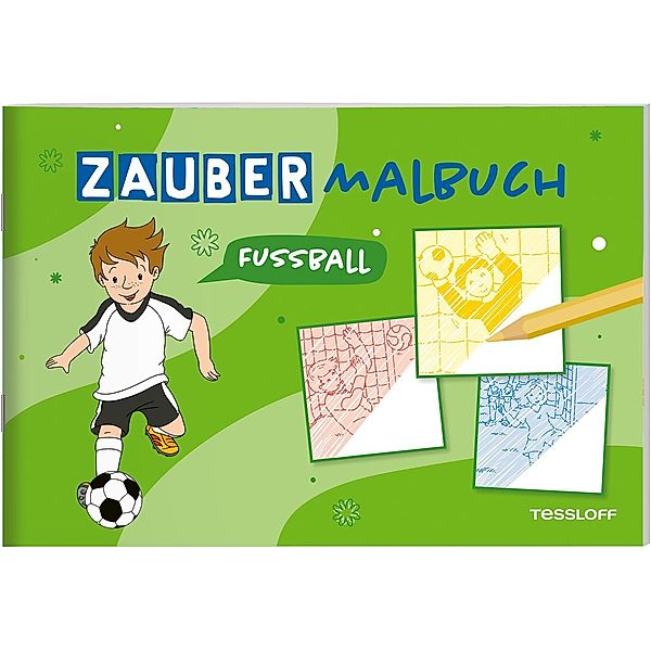 Zaubermalbuch. Fussball