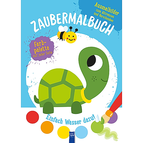 Zaubermalbuch / Zaubermalbuch - Schildkröte (blau)