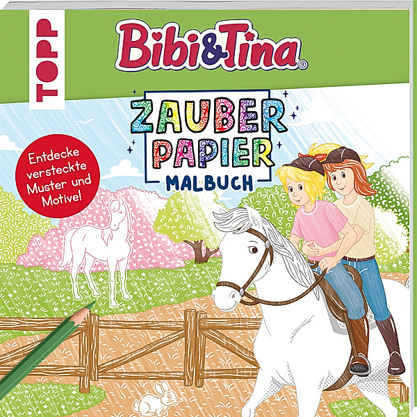 Zauberpapier Malbuch Bibi & Tina, frechverlag, Natascha Pitz
