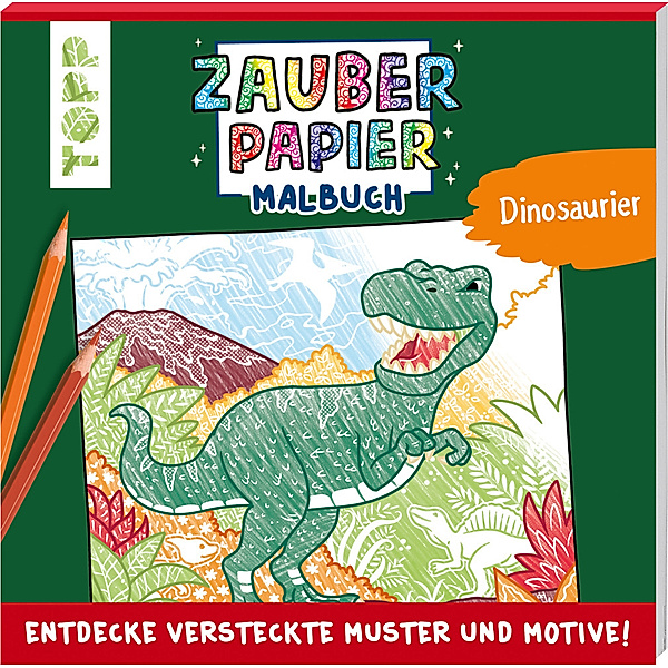 Zauberpapier Malbuch Dinosaurier, Natascha Pitz