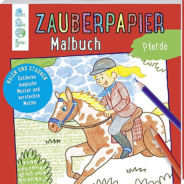 Zauberpapier Malbuch Pferde, Norbert Pautner