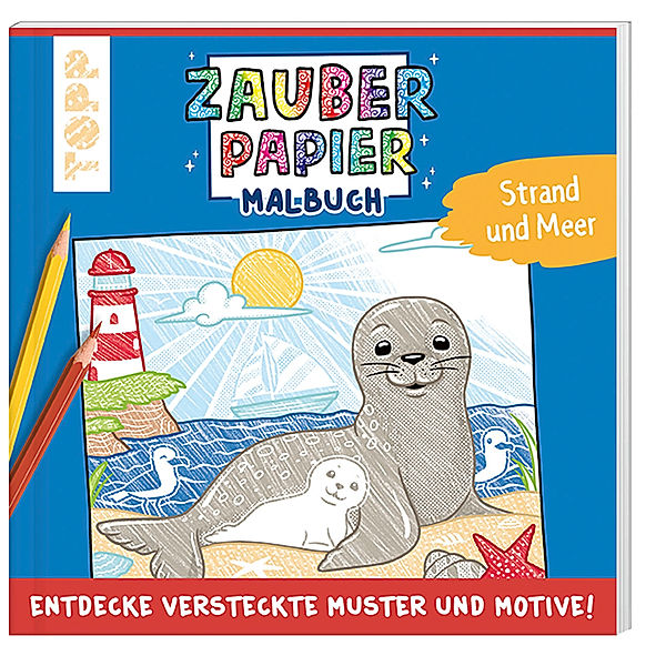 Zauberpapier Malbuch Strand und Meer, Natascha Pitz