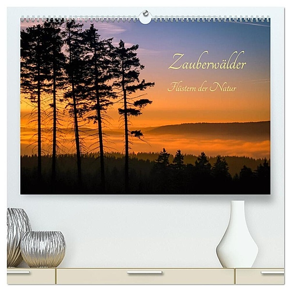 Zauberwälder - Flüstern der Natur (hochwertiger Premium Wandkalender 2024 DIN A2 quer), Kunstdruck in Hochglanz, Dora Pi