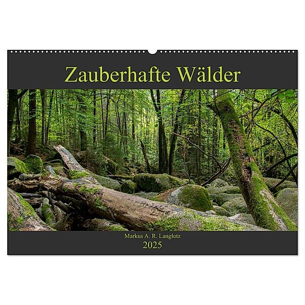 Zauberwelt Wald (Wandkalender 2025 DIN A2 quer), CALVENDO Monatskalender, Calvendo, Markus Langlotz