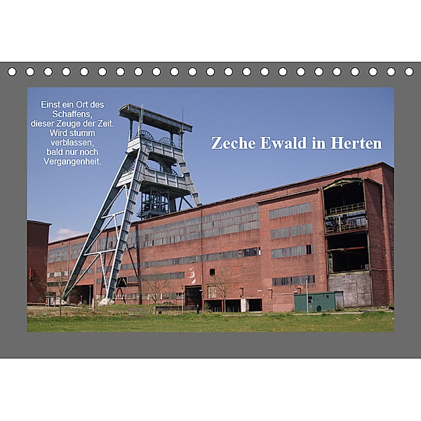 Zeche Ewald in Herten (Tischkalender 2019 DIN A5 quer), Uwe Bernds