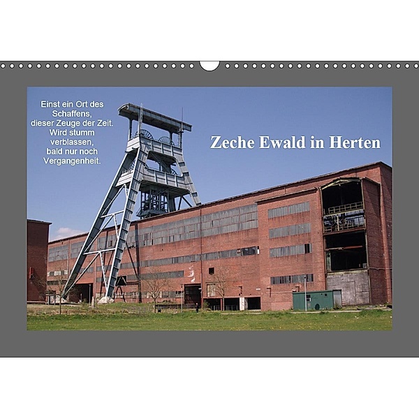 Zeche Ewald in Herten (Wandkalender 2020 DIN A3 quer), Uwe Bernds