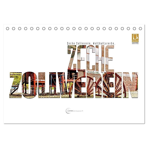 Zeche Zollverein. Weltkulturerbe. (Tischkalender 2024 DIN A5 quer), CALVENDO Monatskalender, arne morgenstern