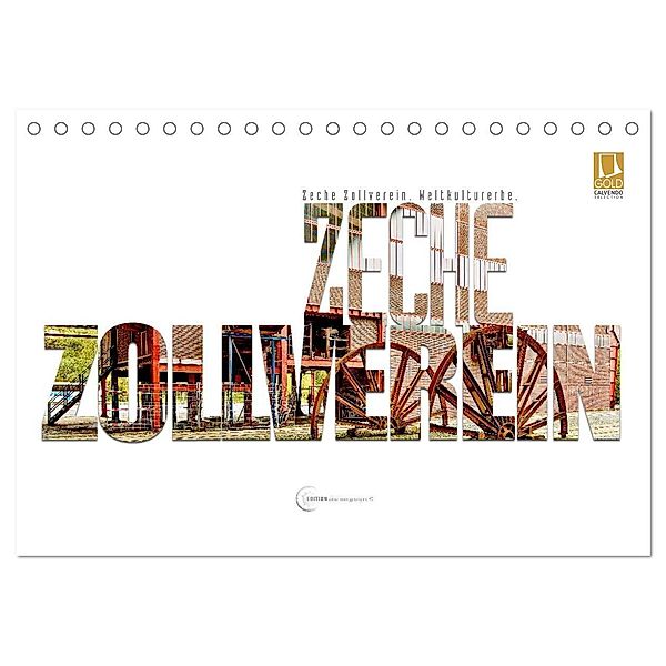 Zeche Zollverein. Weltkulturerbe. (Tischkalender 2025 DIN A5 quer), CALVENDO Monatskalender, Calvendo, arne morgenstern