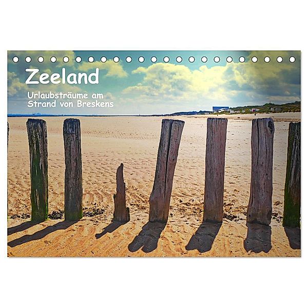 Zeeland - Urlaubsträume am Strand von Breskens (Tischkalender 2024 DIN A5 quer), CALVENDO Monatskalender, Herbert Böck