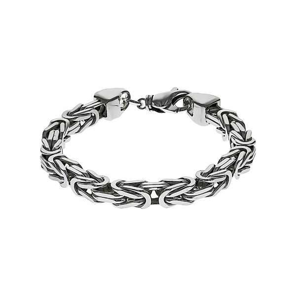 Zeeme Basic Armband 925/- Sterling Silber Glänzend (Größe: 23cm)