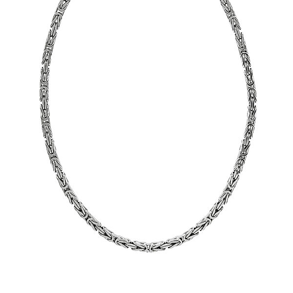 Zeeme Basic Collier 925/- Sterling Silber Glänzend (Größe: 55)