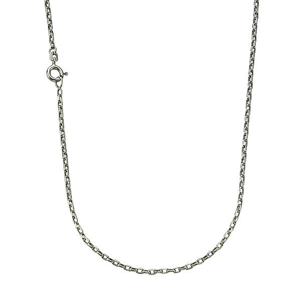 Zeeme Basic Halskette 925/- Sterling Silber 45cm rhodiniert