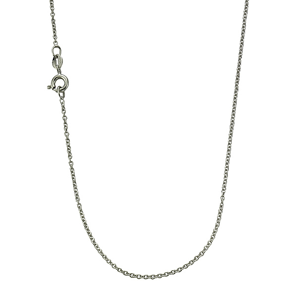 Zeeme Basic Halskette 925/- Sterling Silber 45cm rhodiniert