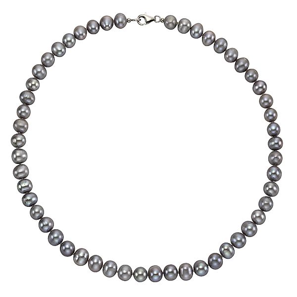 Zeeme Pearls Collier 925/- Sterling Silber 45cm Glänzend