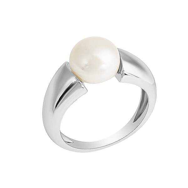 Zeeme Pearls Ring 925/- Sterling Silber Glänzend (Größe: 021 (66,1))
