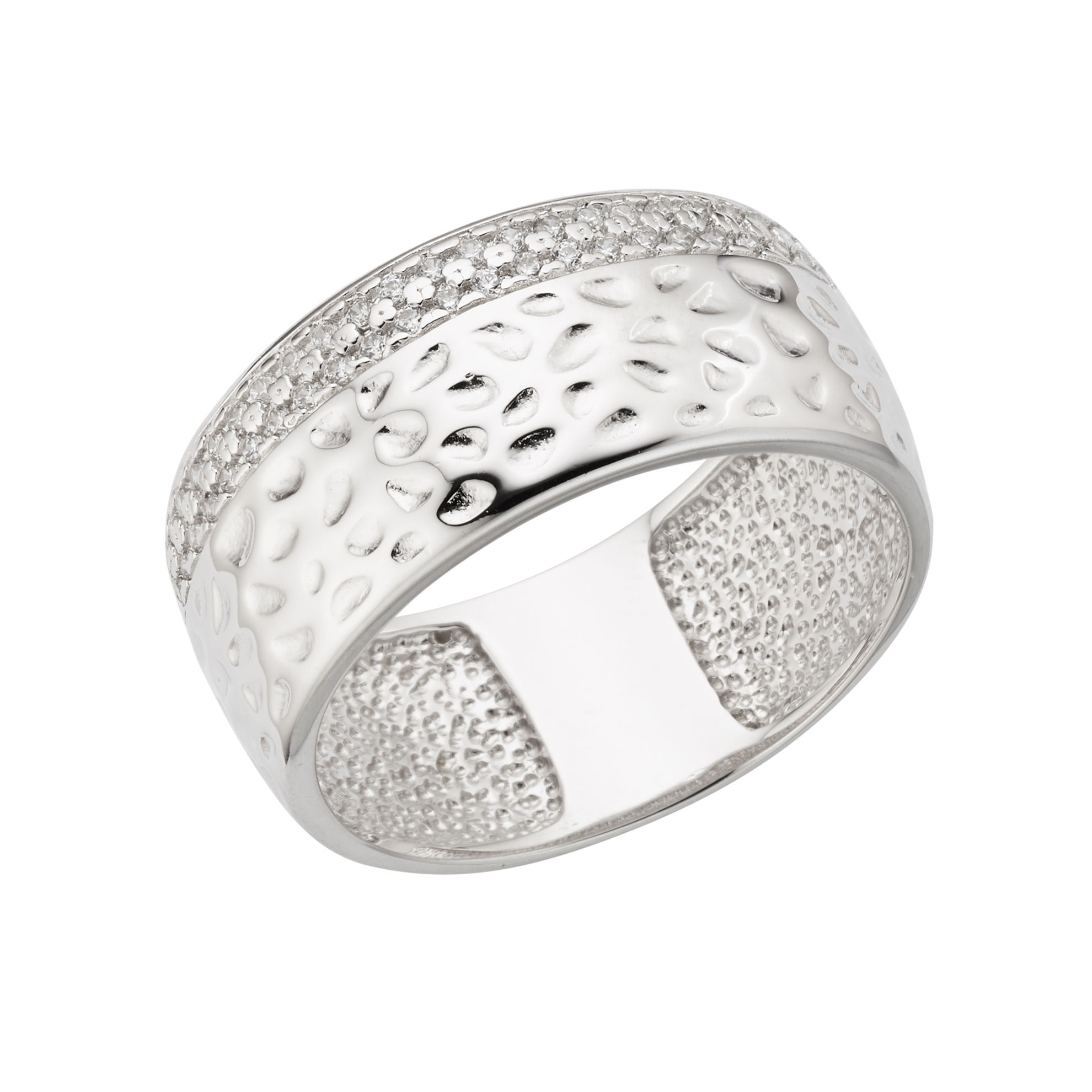 Zeeme Silber Ring 925 - Sterling Silber Zirkonia weiß Glänzend Größe: 017  53,5 | Weltbild.de