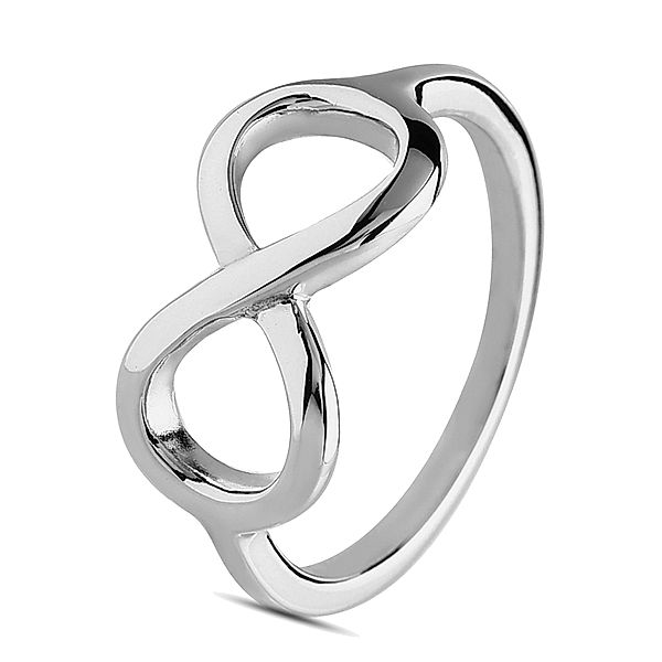 Zeeme Stainless Steel Ring Edelstahl Glänzend (Größe: 056 (17,8))