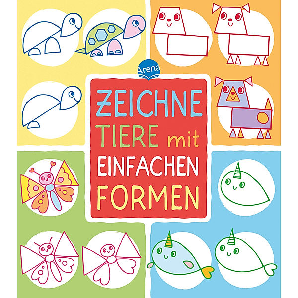 Zeichne Tiere mit einfachen Formen, Lisa Regan