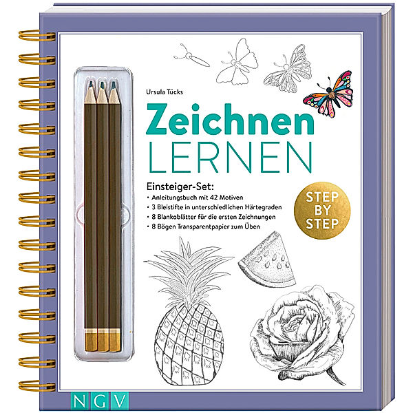 Zeichnen lernen Einsteigerset. Geschenkset für Anfänger, Ursula Tücks