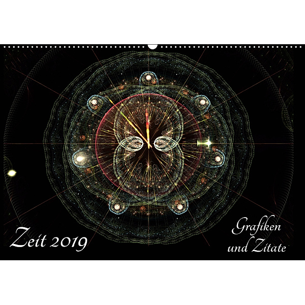 Zeit 2019 - Grafiken und Zitate (Wandkalender 2019 DIN A2 quer), Georg Schmitt