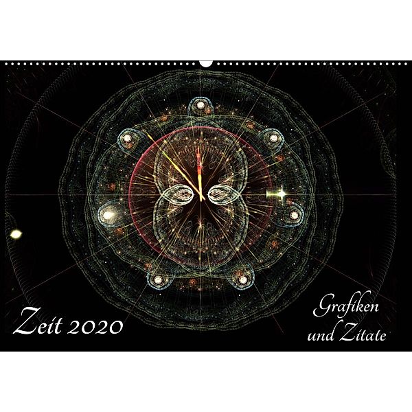 Zeit 2020 - Grafiken und Zitate (Wandkalender 2020 DIN A2 quer), Georg Schmitt