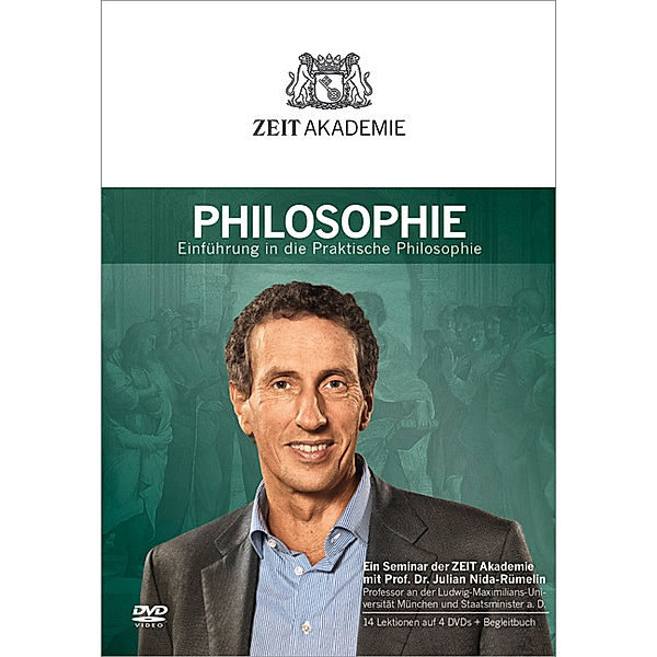 ZEIT Akademie Philosophie, 4 DVDs, m. Begleitbuch, Julian Nida-Rümelin