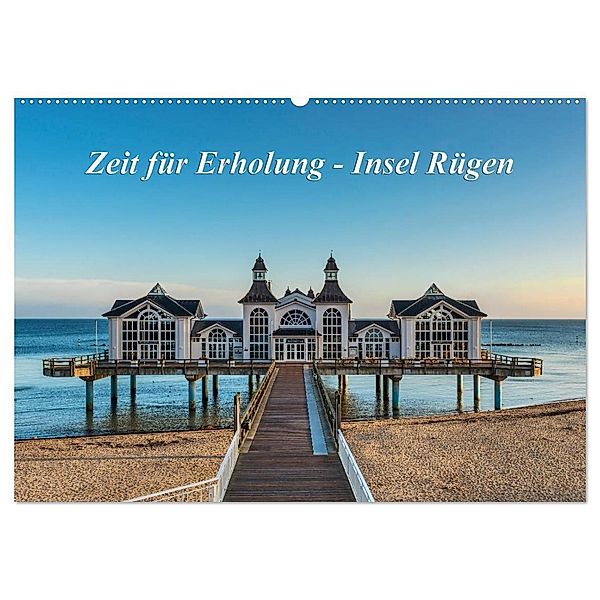 Zeit für Erholung - Insel Rügen / Geburtstagskalender (Wandkalender 2025 DIN A2 quer), CALVENDO Monatskalender, Calvendo, Gunter Kirsch