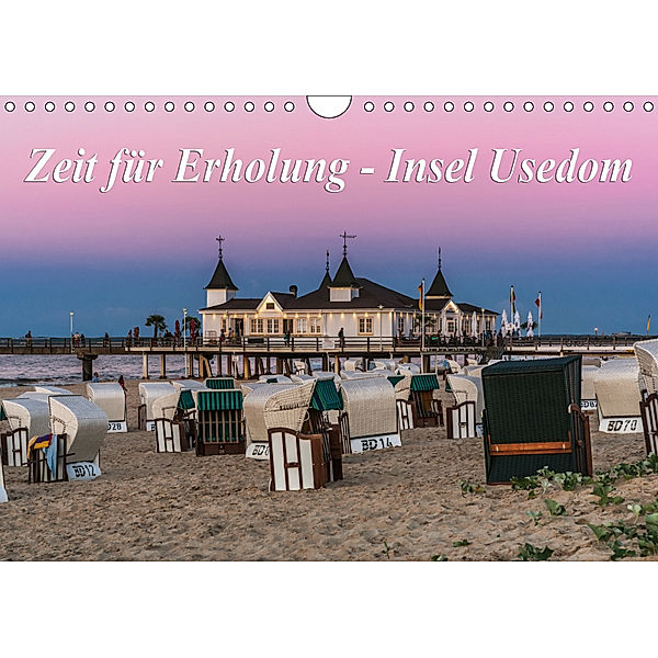 Zeit für Erholung - Insel Usedom / Geburtstagskalender (Wandkalender 2019 DIN A4 quer), Gunter Kirsch