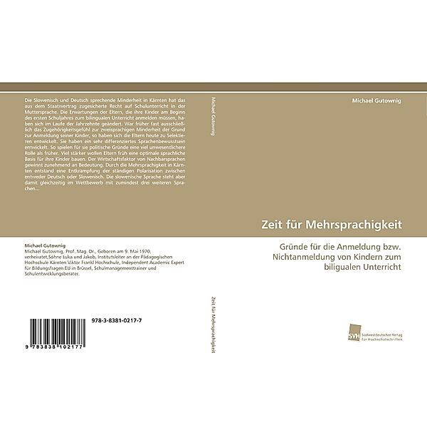 Zeit für Mehrsprachigkeit, Michael Gutownig