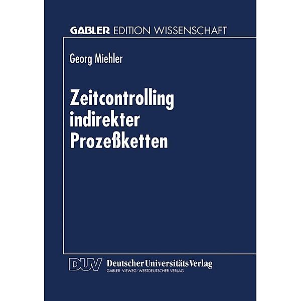 Zeitcontrolling indirekter Prozeßketten