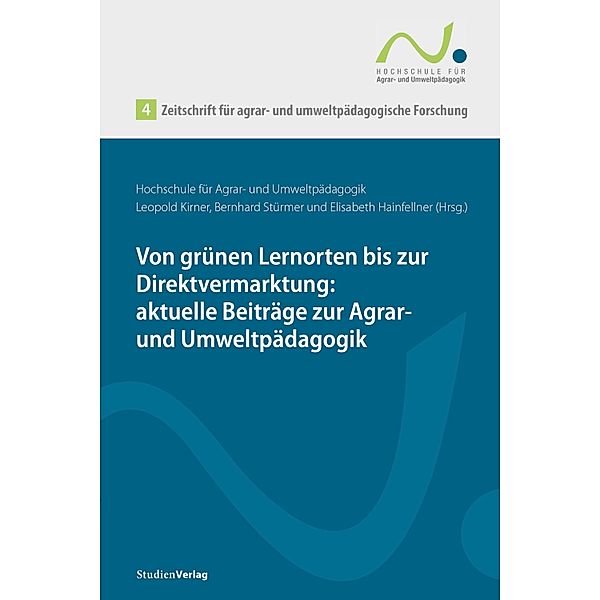 Zeitschrift für agrar- und umweltpädagogische Forschung 4 / Zeitschrift für agrar- und umweltpädagogische Forschung Bd.4