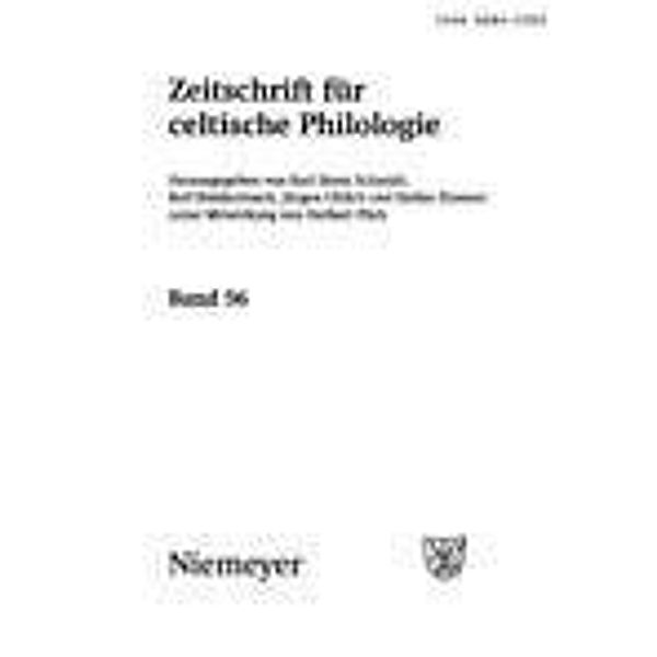 Zeitschrift für celtische Philologie 56/2008
