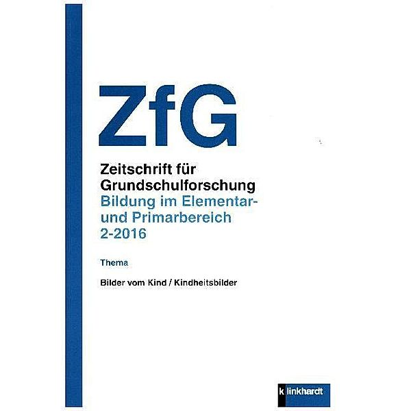 Zeitschrift für Grundschulforschung (ZfG).H.2/2016