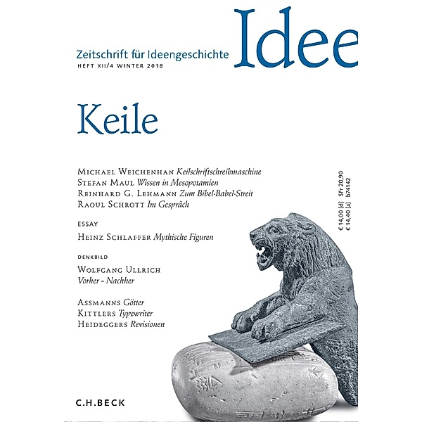 Zeitschrift für Ideengeschichte Heft XII/4 Winter 2018