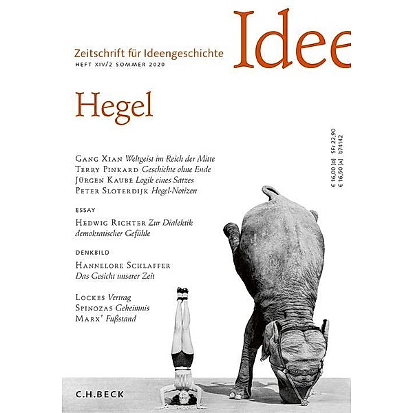 Zeitschrift für Ideengeschichte Heft XIV/2 Sommer 2020
